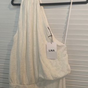 White one shoulder dress from revolve